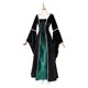 thumbnail image 5 of Vestido gótico retro medieval, vestido largo de princesa, vestido de fiesta de lujo para mujer, disfraz renacentista de Halloween y carnaval para adultos, 5 of 5