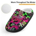 thumbnail image 4 of Invader Zim Slippers for Kids, Cute Soft Plush Anti-slip Fluffy Fuzzy House Slippers Warm Soft Plush Non-Slip Indoor Outdoor Slip-on Shoes for Boys Girls, 4 of 8