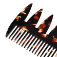 thumbnail image 3 of Peine para peinar el cabello jinwen Peine de dientes ancho para hombres Negro, 3 of 8