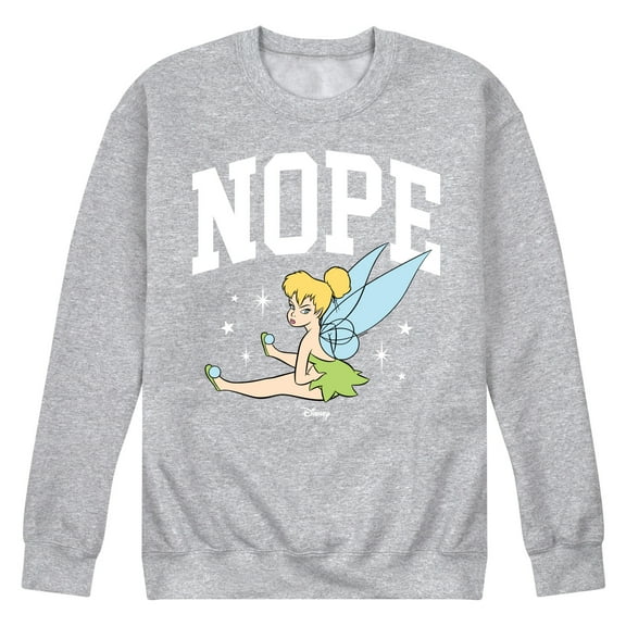 Tinker Bell - Nope - Men's Crew Neck Fleece Pullover
