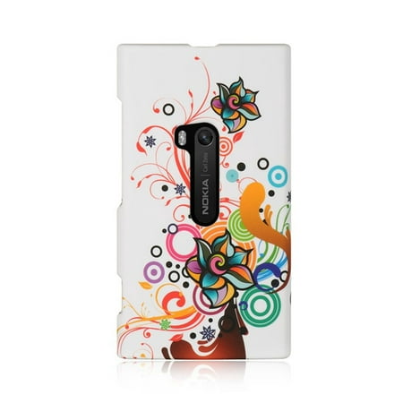 DreamWireless CRNK920WTATFL Nokia Lumia 920 Crystal Rubber Case, White Autumn