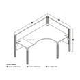 thumbnail image 3 of Bestar Pro-Biz Single Right L-Desk Workstation With 2 Melamine Privacy Panels, 3 of 3