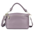 thumbnail image 1 of Bolso pequeño de lujo de cuero genuino bandolera con asa superior bolsos de hombro para mujer, 1 of 5