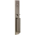 thumbnail image 5 of Weslock 02890-N4NSL2D Xanthis Deadbolt Keyed One Side Handle Set with Mesa Knob, Satin Nickel, 5 of 6