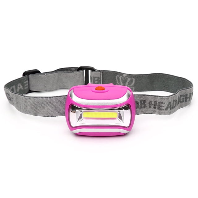Riforla Phare COB Étanche 600 Lm Mini Lumière LED Extérieur Camping Randonnée Lampe Frontale Rose
