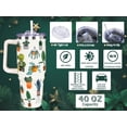 thumbnail image 6 of Plant Tumbler 40 Oz, Plant Lover Gifts, Gardening Gifts for Women,Plant Gifts for Plant Lovers Gardeners Women, Plant Gift, 40 Oz Tumbler with Handle and Straw, 6 of 6