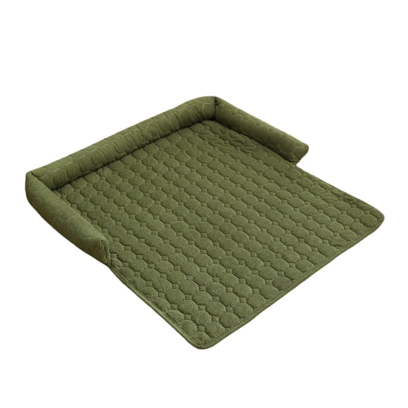 Kraoden Pet Sofa Cushion, Solid Color Dog and Cat Sleeping Nest, Plush Fabric, Comfortable and Easy to Clean, Non-Slip Base for Home and Car Use