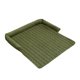 thumbnail image 2 of Pet Sofa Cushion | Plush Dog Cat Sleeping Nest | Solid Color Pet Bed | Raised Back Support | Non-Slip Washable Furniture Protector | 75x75cm | Beige Gray Khaki Green | 1 Pack, 2 of 6