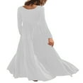 thumbnail image 4 of POINTERTECK Robes Maxi Décontractées à Manches Longues et Amples pour Femmes, 4 of 5