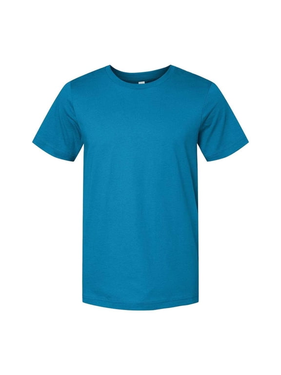Bella Canvas Mens Jersey Tee, XS, Electric Blue