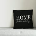 thumbnail image 2 of Creative Products Home for the Holidays 20x20 Spun Poly Pillow, 2 of 2