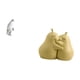 thumbnail image 5 of Sujetalibros decorativos de resina con escultura de pingüino, tallas únicas y vívidas, líneas suaves, para estanterías de oficina y hogar., 5 of 8