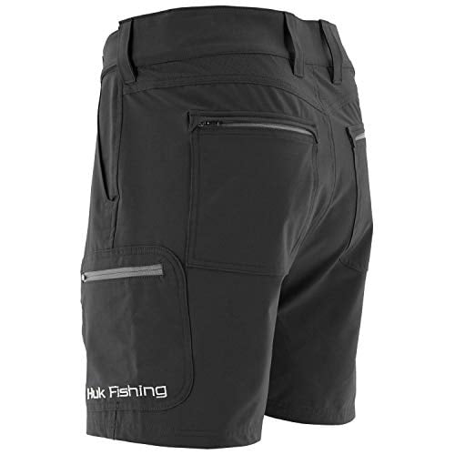 HUK Women's Standard Next Level, Quick-Dry Fishing Shorts, Black, X-Small :  : Clothing, Shoes & Accessories