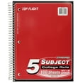 thumbnail image 5 of Top Flight 727982 5 Subject Wired Notebook, 180Count, 5 of 5