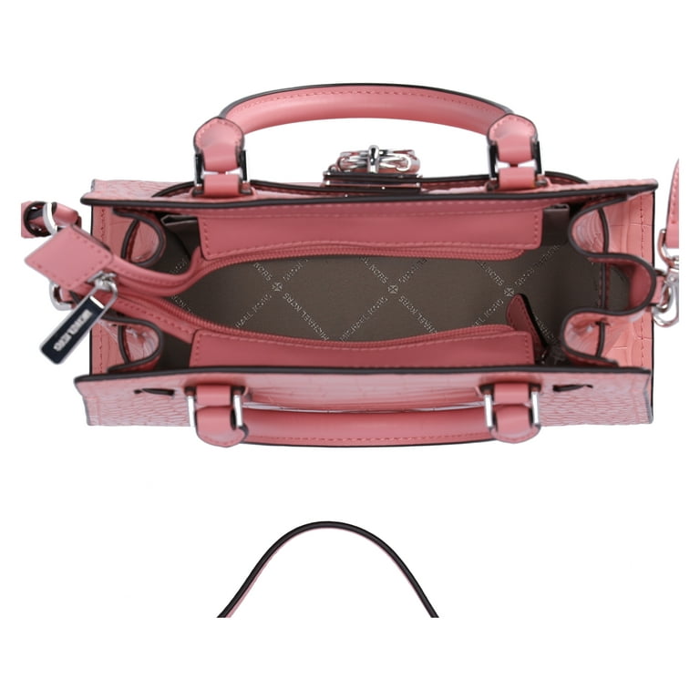Michael Kors Hamilton Small Satchel Crossbody Croc Embossed Bag