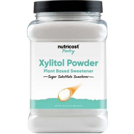 Nutricost Pure Xylitol Powder 2.5 Pounds - Gluten Free & Non-GMO Supplement