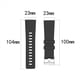 thumbnail image 4 of 2X Correa para 2 Pulsera Deportivo de Reloj Inteligente para Correa de MuñEca Impermeable Negro, 4 of 4