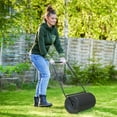 thumbnail image 2 of Outsunny 46L Push/Tow Poly Lawn Roller, Heavy Duty Garden Roller, 2 of 10