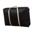 thumbnail image 3 of Bolsa de mudanza, bolsa de almacenamiento grande, bolsa de transporte, organizador de almacenamiento, bolsa de viaje para viajes, dormitorios, armario Negro, 3 of 8