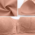 thumbnail image 4 of Yievot 3 Pack Front Closure Bras for Older Women Wireless Everyday Bras for Seniors Full Coverage Comfortable Wirefree Bras Push Up Bras with Back Support, 4 of 7