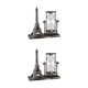 thumbnail image 1 of Advancent Iron Hourglass Sand Timer Table Centerpiece for Desktop Kitchen Plata 2piezas, 1 of 6