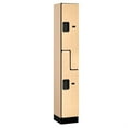 thumbnail image 2 of Salsbury 37165MAP Designer Wood Locker - Double Tier 'S' Style - 1 Wide - 6 Feet High - 15 Inches Deep - Maple, 2 of 4