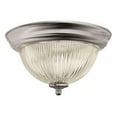 thumbnail image 2 of Monument 2487027 Halophane Dome 13-1/2 in. Ceiling in Fixture White Uses Two 60-Watt Incandescent Medium Base Lamps, 2 of 3