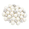 thumbnail image 1 of 2X Large Brooch Wedding Bouquet Pin Clothes Accessories, 1 of 7