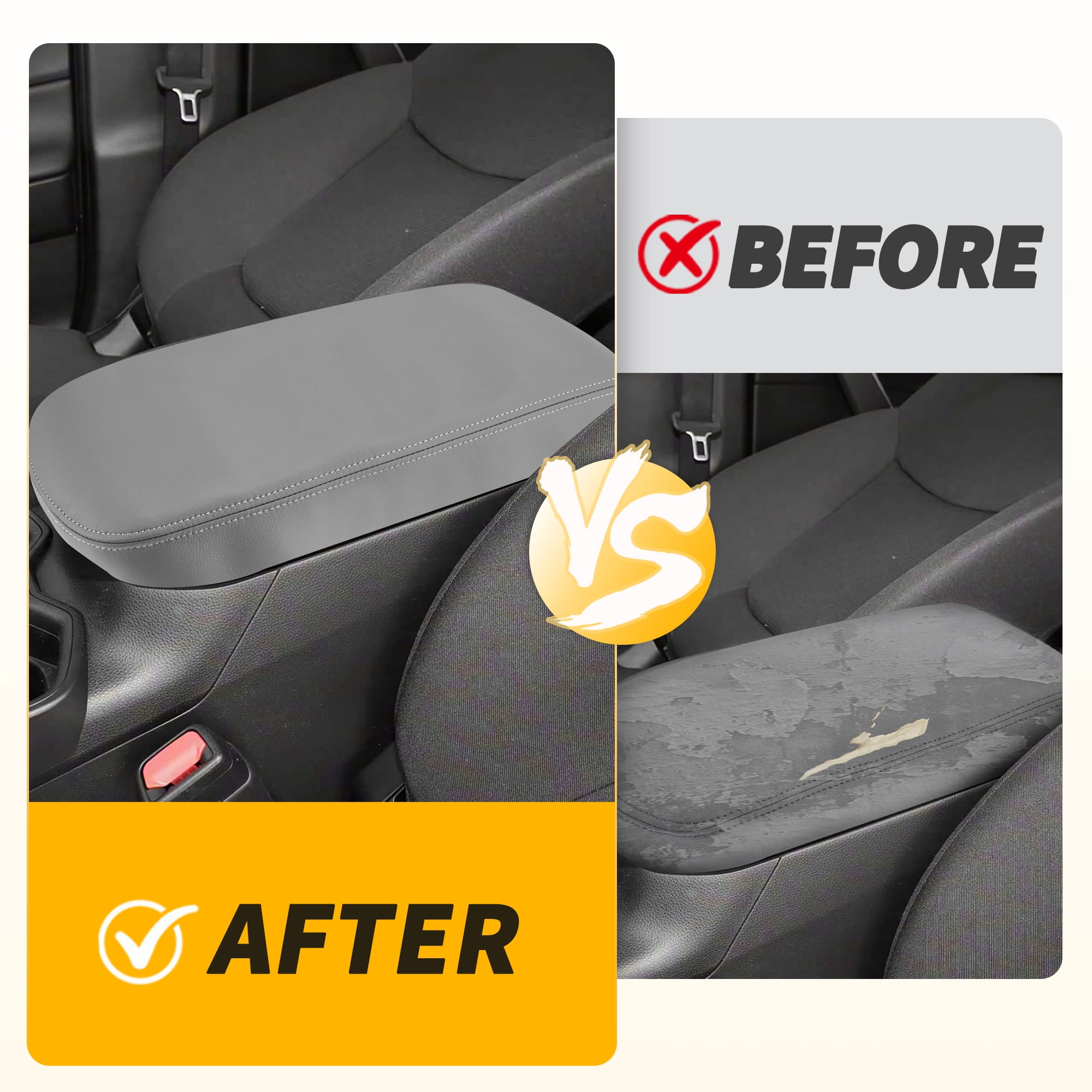 Unique Bargains Center Console Armrest Cover for Dodge for Ram 1500 2500 3500 2002-2008