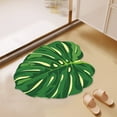 thumbnail image 4 of Isvgxsz Leaf Area Rugs for Living Room, Green Washable Throw Rugs Tropical Monstera Plant Non-Slip High Traffic Bedroom Rugs Indoor Outdoor Carpet for Porch Dinning Room Entryway Kitchen, 4 of 5