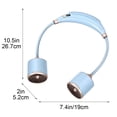 thumbnail image 3 of Ventilador portátil tipo collar con batería de larga duración, recargable por USB, velocidad ajustable, ligero para actividades al aire libre y viajes., 3 of 7