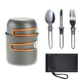 thumbnail image 3 of Decodeary 6PCS/Set Camping Cookware Outdoor Tableware 1-2 People Pot Bowl Equipment, 3 of 6
