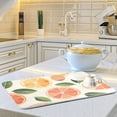 thumbnail image 6 of Yayeee Dish Drying Mat for Kitchen Counter 16"x18" Microfiber Absorbent Pad, Watercolor Orange, 6 of 7
