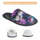 thumbnail image 3 of Fotbe Starry Night Iris Field Pantuflas Peludas para Mujer con Estampado, Zapatillas de Peluche, Zapatos de Invierno para Casa, Uso Interior y Exterior-Medium, 3 of 8