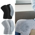 thumbnail image 2 of ZPAQI Thicken Fleece Lined Knee Warmers Knee Joint Brace Support Pad Warm Thermal, 2 of 17