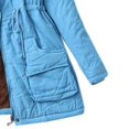 thumbnail image 4 of asdoklhq Womens Plus Size Clearance Winter Womens Warm Coat Hooded Jacket Slim Winter Outwear Coats, 4 of 5