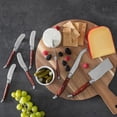 thumbnail image 5 of French Home 7-Piece Laguiole Cheese Knife and Spreader Set with Pakkawood Handles, 5 of 6