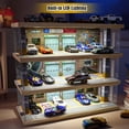 thumbnail image 4 of Diorama Saichotoy Hot Wheels para estacionamiento de coches de juguete con luces, 4 of 9