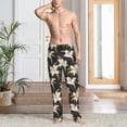 thumbnail image 2 of Hirioo Lilies Flowers for Women's PJ Pajama Pants Sleep Pants Women's Home Trousers with Pockets,S-3XL-Small, 2 of 6