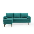 thumbnail image 5 of Modway Revive Upholstered Right or Left Sectional Sofa in Teal, 5 of 7