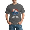 thumbnail image 3 of Generic Vintage T-Shirts Proud to be American Gildan Men's Short Sleeve T-Shirt 180g, 3 of 8