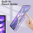 thumbnail image 5 of JETech Case for iPad Air 11-Inch M3/M2 (2025/2024), iPad Air 5/4 (2022/2020 5th/4th 10.9-Inch) with Pencil Holder, Clear Transparent Back Slim Stand Shockproof Tablet Cover (Light Purple), 5 of 7