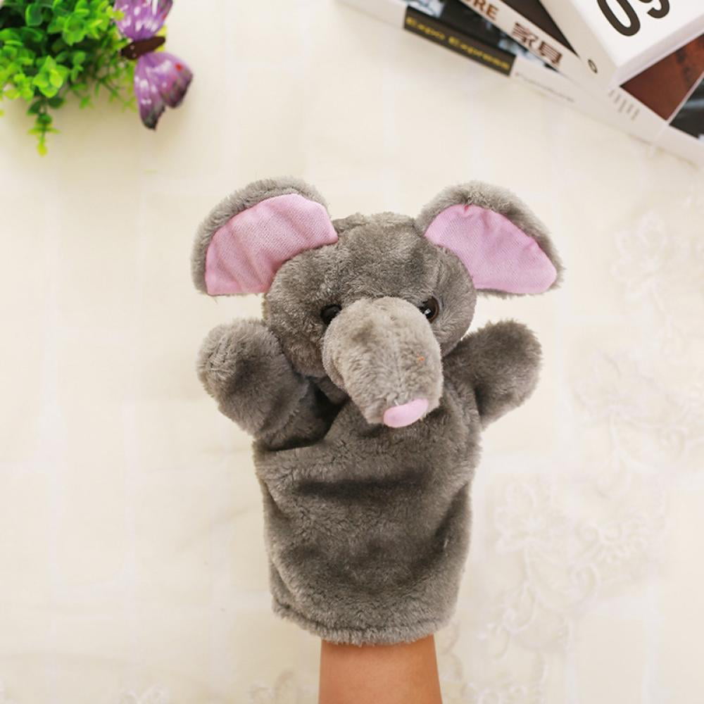 2x Plush Animal Puppets Hand Glove Puppet Kids Story Telling Props Toy 05 