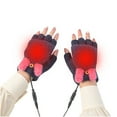 thumbnail image 6 of Fjofpr Heated Gloves for Women Cold Weather Winter Gloves Women Heated Smart USB Rechargeable Winter Cold Protection Warmth Heating Ears Gloves Washable Warm Hand Treasure, 6 of 6