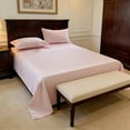 thumbnail image 4 of Cififendec Pile Plaid Ruffle Gingham Sheets Improve Sleeping Three Piece Set(1pcs Sheet & 2pcs Pillowcase) Washed Cottons Decorative Bedding, 4 of 5