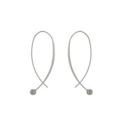 Time And Tru Pull Through Hoop Earrings