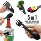 thumbnail image 1 of 2 Pieces Multifunctional Stainless Steel Fork Spoon, 5 in 1 Spork Camping Cutlery, Suitable for Camping, Traveling, Hiking, 1 of 5