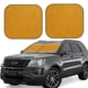 thumbnail image 1 of Fotbe Gold Glitter Juego de 2 Piezas de Parasoles para Parabrisas | Bloqueador Solar para Auto | Accesorios Plegables para Protección Solar Interior-Small, 1 of 6