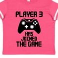 thumbnail image 4 of Inktastic Player 3 Has Joined the Game Boys or Girls Toddler T-Shirt, 4 of 5