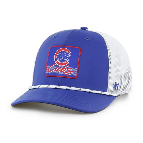 Men's '47 Royal/White Chicago Cubs Scratch Adjustable Trucker Hat